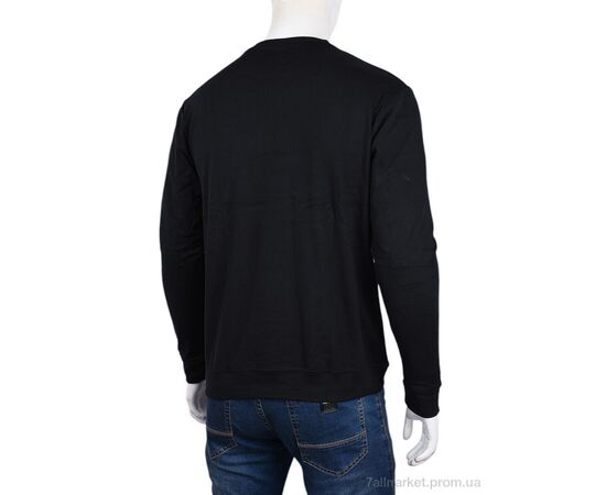 Фотография Кофта мужская Зима 3918-05-1 black (5 шт. р.сетка XL-5XL) "Мир" недорого оптом от прямого поставщика, изображение 2