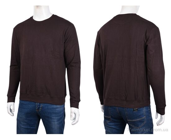 Фотография Кофта мужская Зима 3918-05-3 brown (5 шт. р.сетка XL-5XL) "Мир" недорого оптом от прямого поставщика, изображение 3