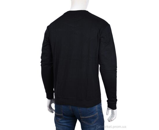 Фотография Кофта мужская Зима 3918-06-1 black (5 шт. р.сетка XL-5XL) "Мир" недорого оптом от прямого поставщика, изображение 2