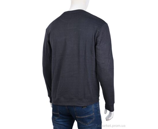 Фотография Кофта мужская Зима 3918-06-2 grey (5 шт. р.сетка XL-5XL) "Мир" недорого оптом от прямого поставщика, изображение 2