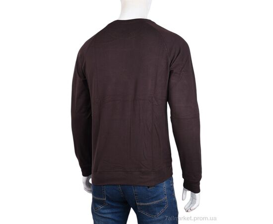 Кофта чоловіча Зима 3918-07-4 brown (5 шт. р.сіткаXL-5XL) "Мир" недорого оптом від прямого постачальника, зображення 2