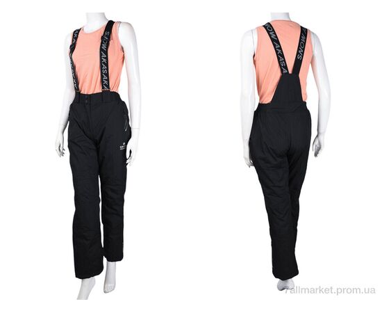 Жіночі брюки Зима 3915-G95-1 black (5 шт. р.сіткаS-2XL) "Мир" недорого оптом від прямого постачальника, зображення 3