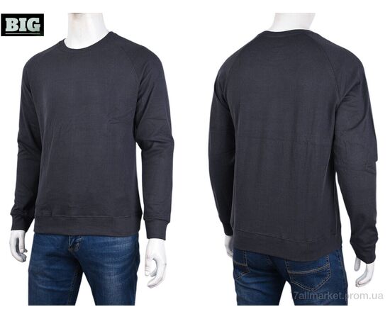 Кофта чоловіча Зима 3918-08-2 grey (5 шт. р.сіткаXL-5XL) "BIG" недорого оптом від прямого постачальника, зображення 3