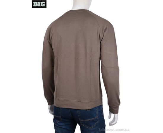 Кофта чоловіча Зима 3918-08-4 brown (5 шт. р.сіткаXL-5XL) "BIG" недорого оптом від прямого постачальника, зображення 2