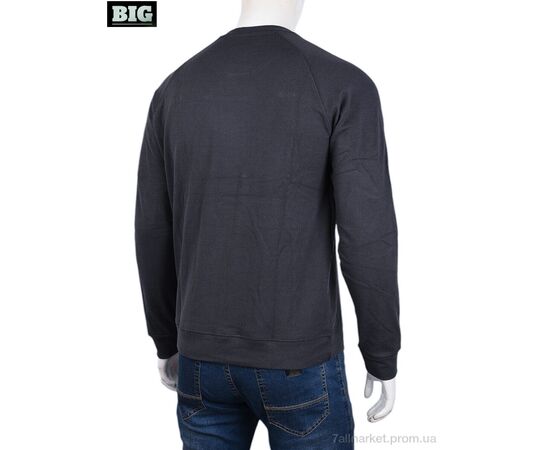 Кофта чоловіча Зима 3918-01-2 grey (5 шт. р.сіткаXL-5XL) "BIG" недорого оптом від прямого постачальника, зображення 2