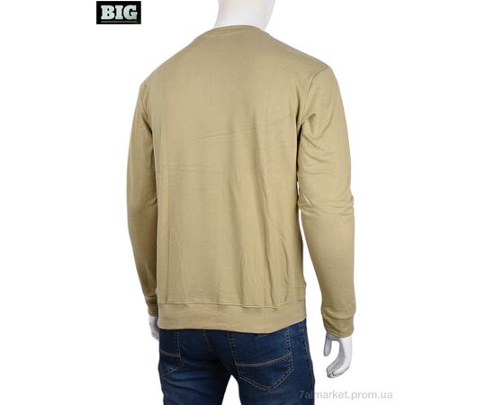 Кофта чоловіча Зима 3918-02-3 beige (5 шт. р.сіткаXL-5XL) "BIG" недорого оптом від прямого постачальника, зображення 2