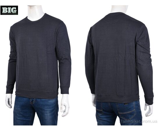 Кофта чоловіча Зима 3918-05-2 grey (5 шт. р.сіткаXL-5XL) "BIG" недорого оптом від прямого постачальника, зображення 3