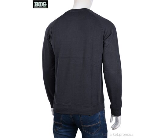 Кофта чоловіча Зима 3918-07-2 grey (5 шт. р.сіткаXL-5XL) "BIG" недорого оптом від прямого постачальника, зображення 2
