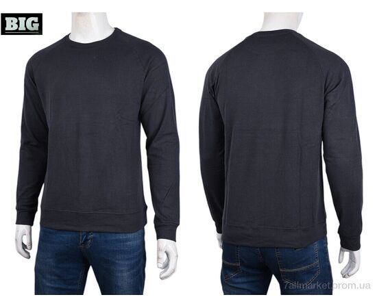 Кофта чоловіча Зима 3918-07-2 grey (5 шт. р.сіткаXL-5XL) "BIG" недорого оптом від прямого постачальника, зображення 3