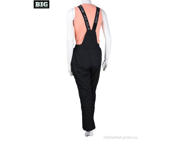 Фотография Женские брюки Зима 3915-G95-1 black (5 шт. р.сетка S-2XL) "BIG" недорого оптом от прямого поставщика, изображение 2