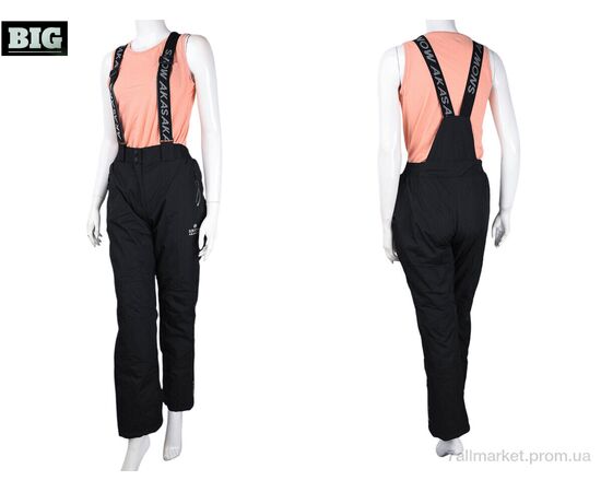 Фотография Женские брюки Зима 3915-G95-1 black (5 шт. р.сетка S-2XL) "BIG" недорого оптом от прямого поставщика, изображение 3