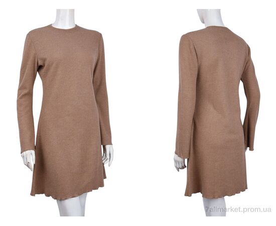 Фотография Платье женское Весна/осень 207 beige (3 шт. р.сетка 42/46-48/50) "Adam&Eva" недорого оптом от прямого поставщика, изображение 3