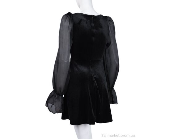 Фотография Платье женское Весна/осень 232 black (3 шт. р.сетка 42-46) "Adam&Eva" недорого оптом от прямого поставщика, изображение 2