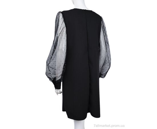 Фотография Платье женское Весна/осень 234-1 black (3 шт. р.сетка 50/52-58/60) "Adam&Eva" недорого оптом от прямого поставщика, изображение 2