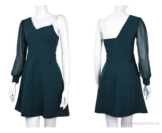 Плаття жіноче Літо 228 green (3 шт. р.сітка42-46) "Adam&Eva" недорого оптом від прямого постачальника, зображення 3