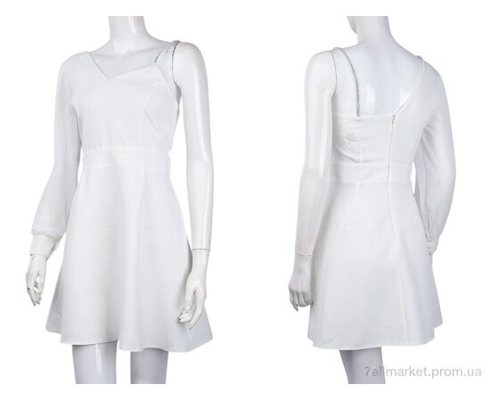 Плаття жіноче Літо 228 white (3 шт. р.сітка42-46) "Adam&Eva" недорого оптом від прямого постачальника, зображення 3