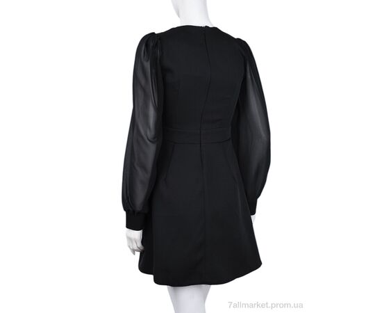 Фотография Платье женское Весна/осень 227 black (3 шт. р.сетка 42-46) "Adam&Eva" недорого оптом от прямого поставщика, изображение 2