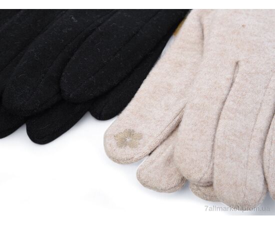 Рукавички жіночі Зима 6-12 mix (12 шт. р.сітка6,5-8,5) "KUINH" недорого оптом від прямого постачальника, зображення 2