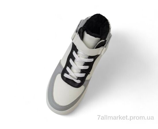 Кросівки жіночі модні Зима 248RAM02 біло-сірий (8 пар р.36-41) "Massmag" недорого оптом від прямого постачальника, зображення 2