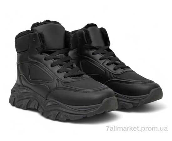 Кросівки жіночі модні Зима 248RDM05 чорний (8 пар р.36-41) "Massmag" недорого оптом від прямого постачальника, зображення 3