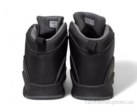 Черевики чоловічі стильні Зима 248RCX697 чорно-сірий (8 пар р.40-45) "Massmag" недорого оптом від прямого постачальника, зображення 4