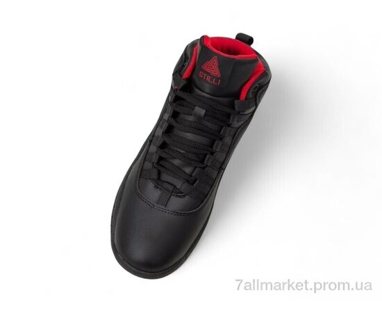 Черевики чоловічі стильні Зима 248RCX697 чорно-червоний (8 пар р.40-45) "Massmag" недорого оптом від прямого постачальника, зображення 2