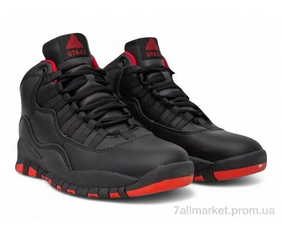 Черевики чоловічі стильні Зима 248RCX697 чорно-червоний (8 пар р.40-45) "Massmag" недорого оптом від прямого постачальника, зображення 3