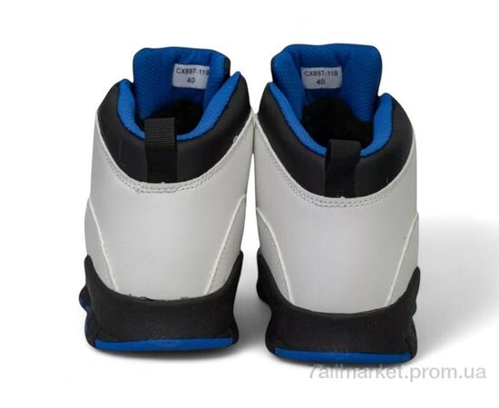 Фотография Ботинки мужские стильные зима 248RCX697 біло-синій (8 пар р.40-45) "Massmag" недорого оптом от прямого поставщика, изображение 4