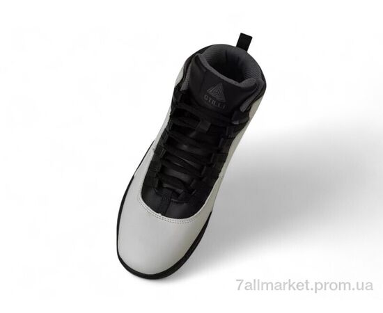 Фотография Ботинки мужские стильные зима 248RCX697 біло-чорний (8 пар р.40-45) "Massmag" недорого оптом от прямого поставщика, изображение 2