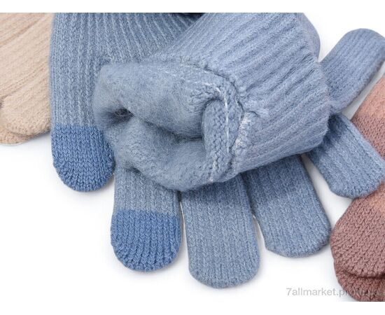 Фотография Перчатки женские Зима 7842 mix (12 шт. р.сетка One size) "TUZZI" недорого оптом от прямого поставщика, изображение 2