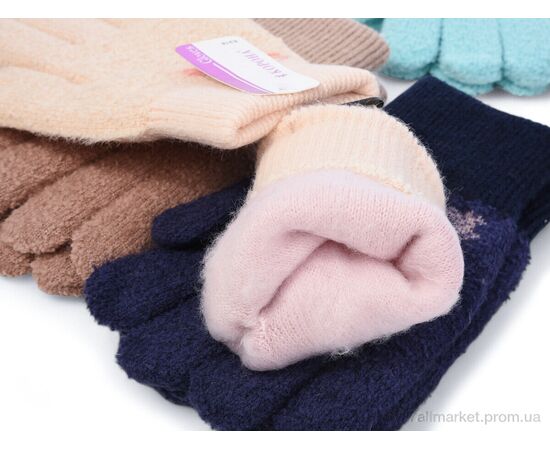 Рукавички для дітей Зима 0935 mix (12 шт. р.сітка8-9) "TUZZI" недорого оптом від прямого постачальника, зображення 2