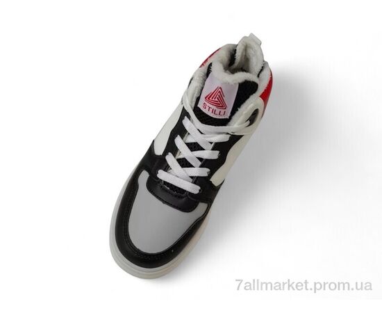 Кросівки жіночі модні Зима 248RAM09 біло-червоний (8 пар р.36-41) "Massmag" недорого оптом від прямого постачальника, зображення 2