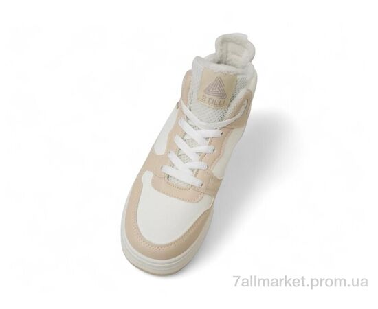 Кросівки жіночі модні Зима 248RAM09 біло-бежевий (8 пар р.36-41) "Massmag" недорого оптом від прямого постачальника, зображення 2