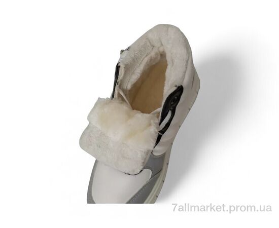 Кросівки жіночі модні Зима 248RMB06 біло-чорний (8 пар р.36-41) "Massmag" недорого оптом від прямого постачальника, зображення 4