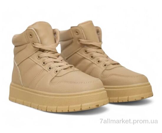 Кросівки жіночі модні Зима 248RMB03 темно-бежевий (8 пар р.36-41) "Massmag" недорого оптом від прямого постачальника, зображення 3