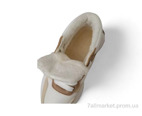 Кросівки жіночі модні Зима 248RXM17 біло-бежевий (8 пар р.36-41) "Massmag" недорого оптом від прямого постачальника, зображення 4