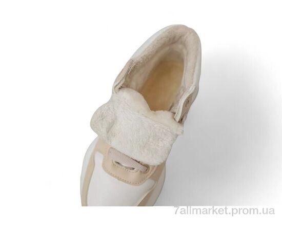 Кросівки жіночі модні Зима 248RXM17 молочно-бежевий (8 пар р.36-41) "Massmag" недорого оптом від прямого постачальника, зображення 4