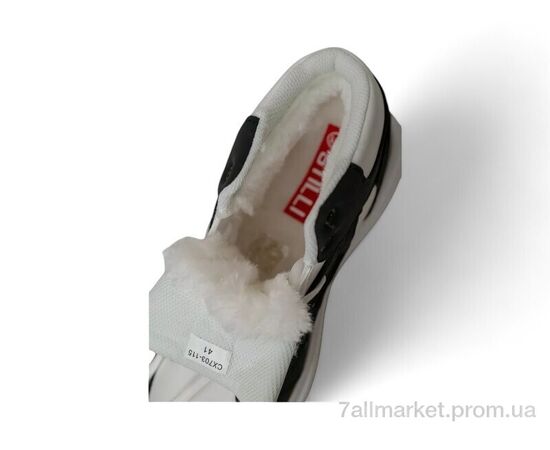 Кросівки жіночі модні Зима 248RCX703 біло-зелений (8 пар р.41-45) "Massmag" недорого оптом від прямого постачальника, зображення 4