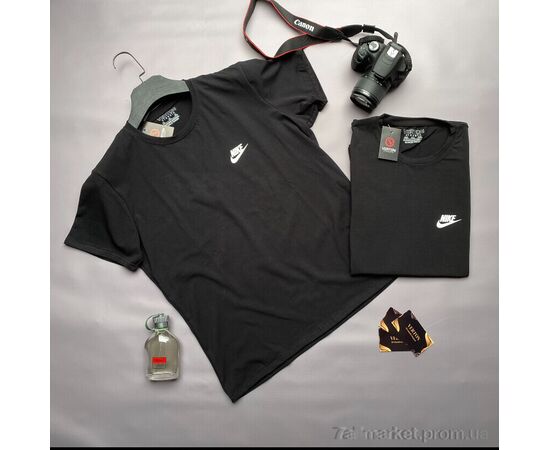 Футболка чоловіча Літо N2 black (5 шт. р.сіткаM-3XL) "Verton" недорого оптом від прямого постачальника, зображення 2