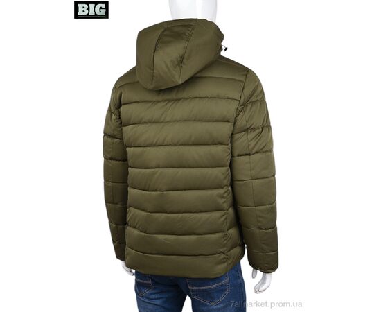 Куртка чоловіча Зима 3937-872-3 green (5 шт. р.сітка48-56) "BIG" недорого оптом від прямого постачальника, зображення 2