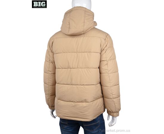 Куртка чоловіча Зима 3937-8995-3 beige (5 шт. р.сітка48-56) "BIG" недорого оптом від прямого постачальника, зображення 2