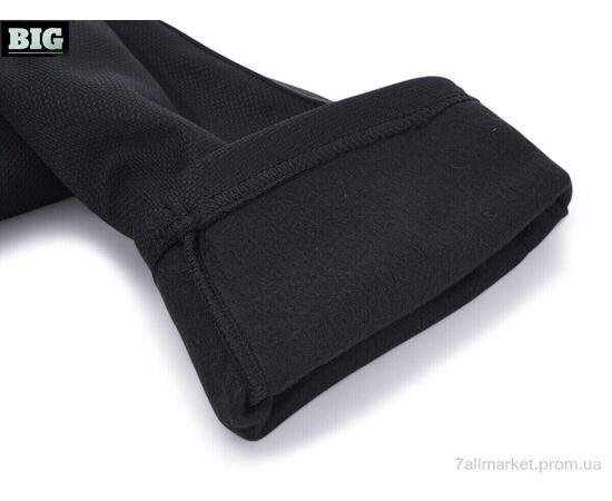 Спортивні штани чоловічі Зима 3943-A40 black (5 шт. р.сіткаM-3XL) "BIG" недорого оптом від прямого постачальника, зображення 3