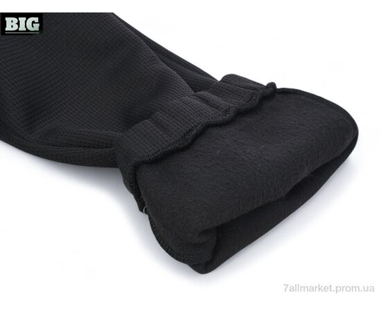 Спортивні штани чоловічі Зима 3943-A46 black (5 шт. р.сіткаM-3XL) "BIG" недорого оптом від прямого постачальника, зображення 3