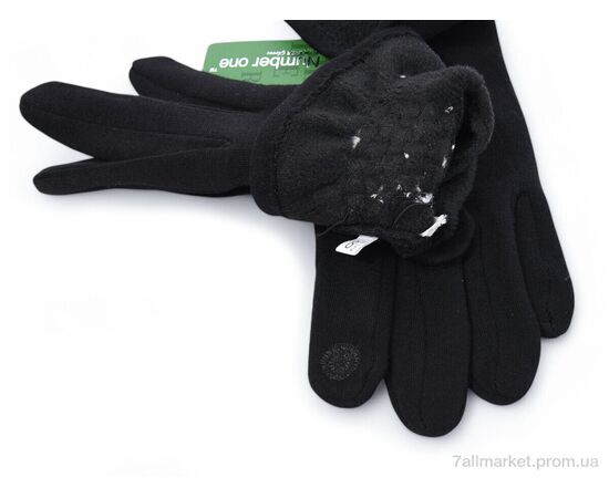 Рукавички жіночі Зима B9-99 black (10 шт. р.сітка6,5-8,5) "TUZZI" недорого оптом від прямого постачальника, зображення 2
