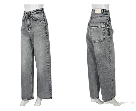 Фотография Джинсы женские Весна/осень 4074-52AZ515-4 grey (6 шт. р.сетка 32-36) "Мир" недорого оптом от прямого поставщика, изображение 3