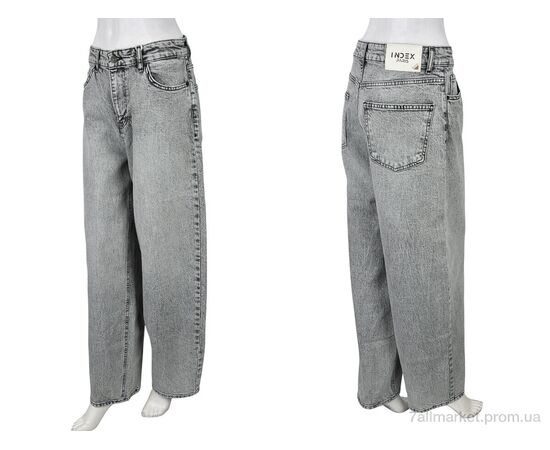 Фотография Джинсы женские Весна/осень 4074-52AZ498 grey (6 шт. р.сетка 25-30) "Мир" недорого оптом от прямого поставщика, изображение 3