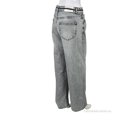 Фотография Джинсы женские Весна/осень 4074-52AZ507-4 grey (6 шт. р.сетка 25-30) "Мир" недорого оптом от прямого поставщика, изображение 2