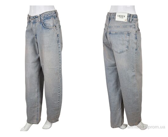 Фотография Джинсы женские Весна/осень 4074-52AZ510-3 blue (6 шт. р.сетка 25-30) "Мир" недорого оптом от прямого поставщика, изображение 3