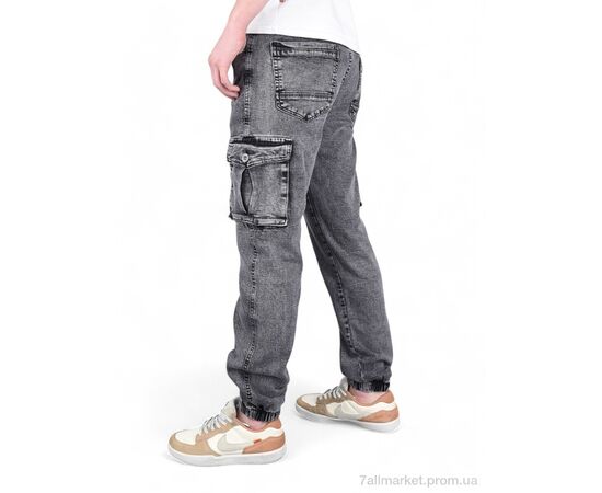 Джинси чоловічі Весна/осінь 8603 (8 шт. р.сітка28-36) "Baron" недорого оптом від прямого постачальника, зображення 3