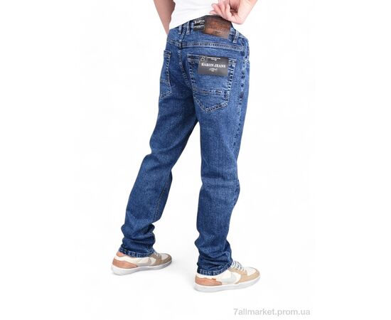 Джинси чоловічі Весна/осінь 802 (8 шт. р.сітка32-40) "Baron" недорого оптом від прямого постачальника, зображення 2